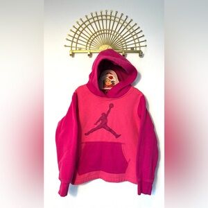 Pink Jordan Hoodie. Size 6.